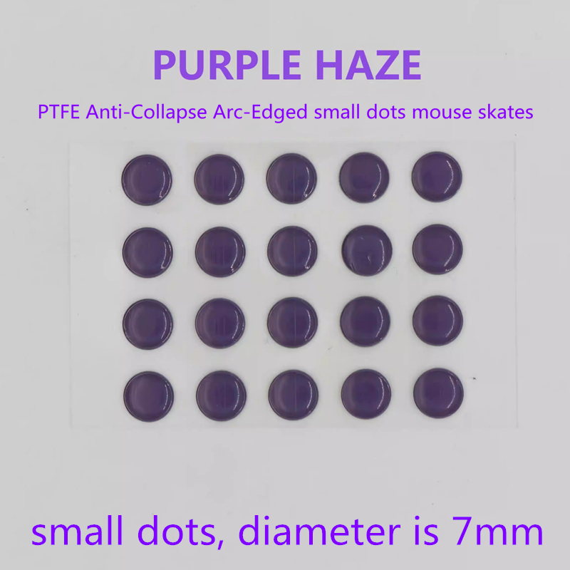 Tradescantia Purple - Kaki Mouse PTFE Anti-Runtuh Berbentuk Lengkung