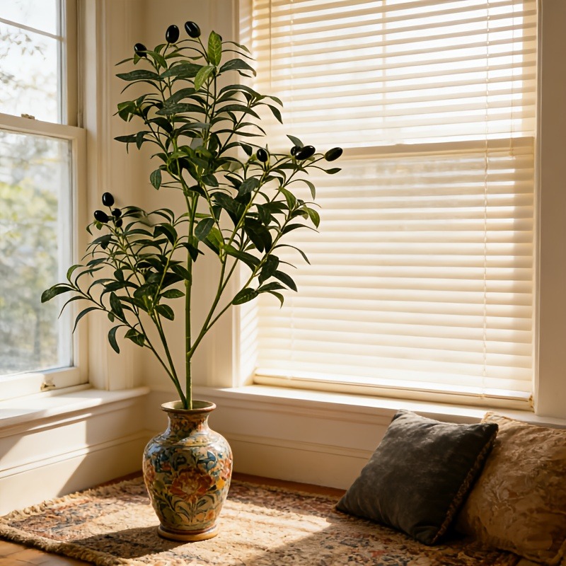 Pohon Zaitun Buatan 28cm-120cm - Ficus Lyrata Tree ulasan dan harga